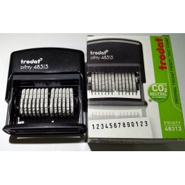 Trodat 48313 13位號碼回墨印章 3.8mm Trodat 48313 13位號碼回墨印章 3.8mm